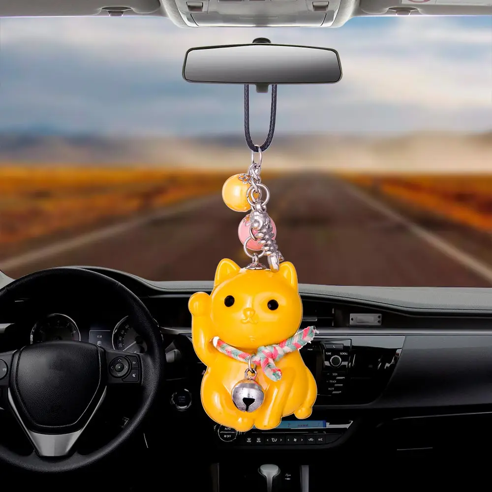 Автомобильная подвеска акриловая luncky Fortune Cat автомобильное украшение шарм авто