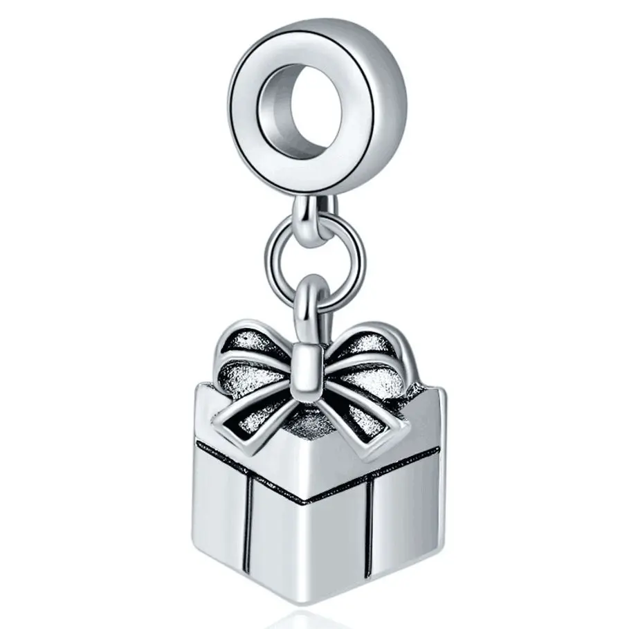 20 шт./лот модная Подарочная коробка дизайн сплав металл Тибет серебряные