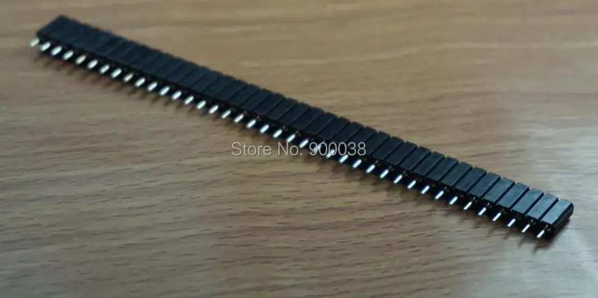 Однорядный прямой штырьковый разъем 100 шт. 1x40 женский круглый штырь шаг 2 54