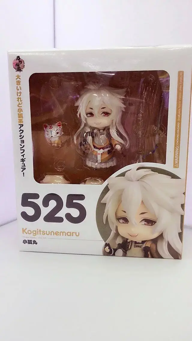 Mikazuki Fox Q Version Clay toy Touken Ranbu Online Japanese Anime Figures Pvc Action Toy Model Collection Girls Kids Lover Gift | Игрушки и