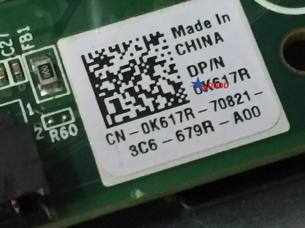 Оригинал для Dell Inspiron 15 (3521/5521) плата с кнопкой питания и кабелем полностью