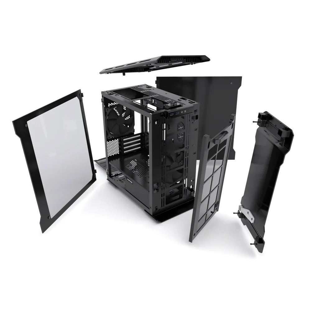PHANTEKS PK 314ETG закаленное стекло RGB Алюминиевый корпус компьютера с водяным