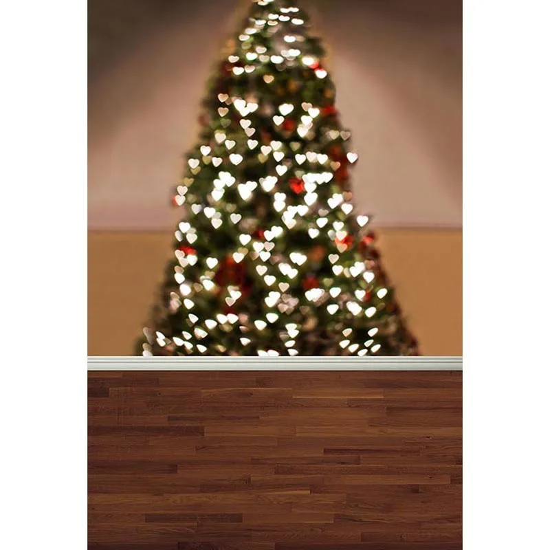 Виниловый фон для фотосъемки детей с рождественскими светильник вами из