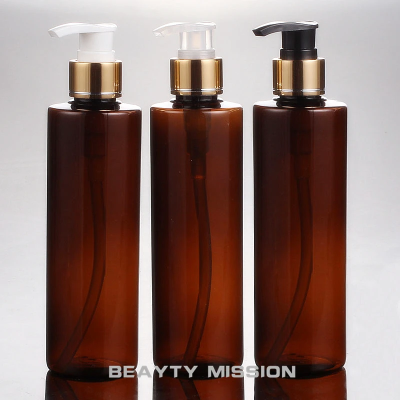

Пустая коричневая спиральная эмульсионная помпа BEAUTY MISSION 24 шт./лот 250 мл, бутылка с винтовым насосом для ванны 250 куб. См, упаковочная бутылка