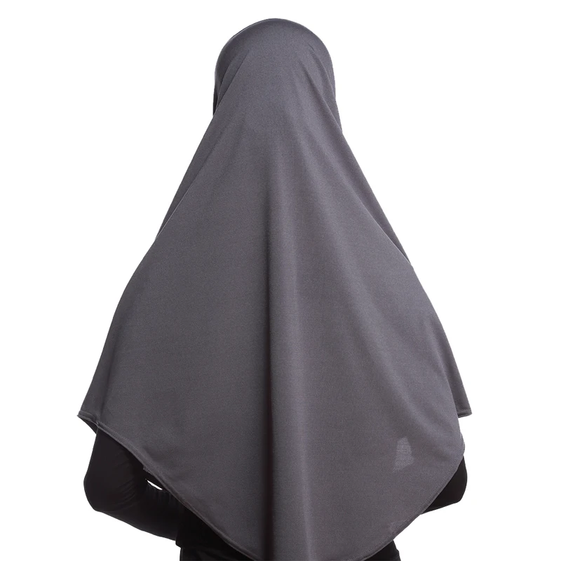 Мусульманские женщины черный чехол абайя исламский химар одежда халат с платком
