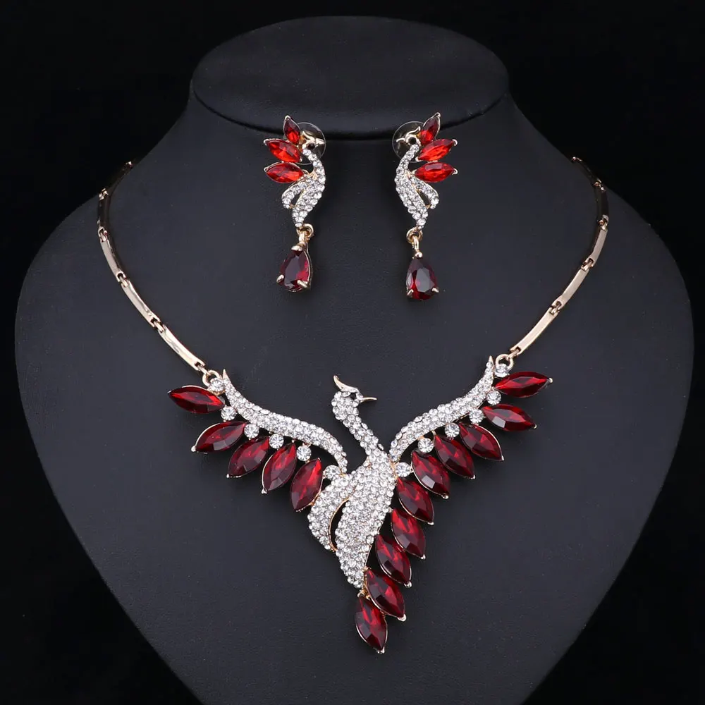 Нигерийские Ювелирные наборы из бисера золотого цвета для женщин Кристалл/CZ