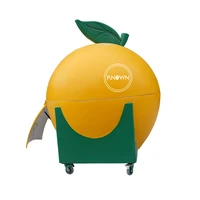 the popular of fruit shaped lift food truck mobile food cart kiosk for sale
