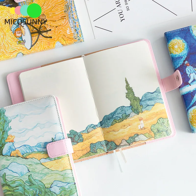 A5 Bullet Journal кожаный ежедневник планировщик путешествия блокнот с цветными страницами офисный блокнот канцелярские принадлежности D40