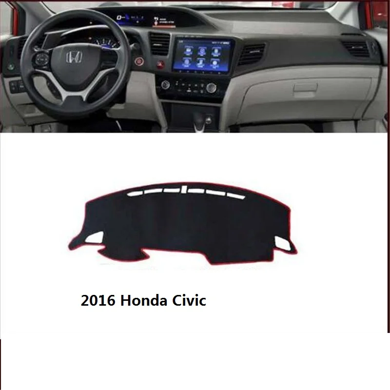 Подходит для Honda Civic 2006-2009 2004-2007 2012- крышка приборной панели dashmatt коврик для приборной панели Защита от солнца