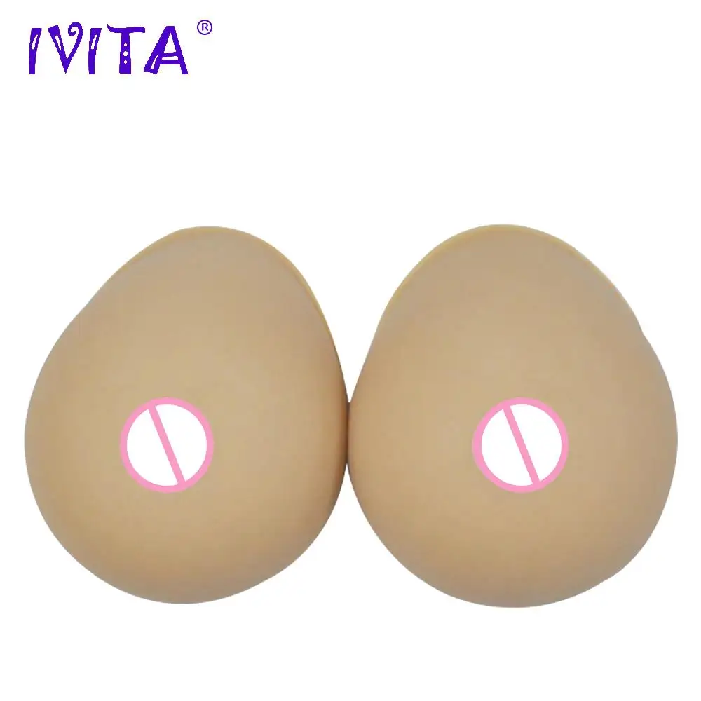 IVITA 1200 г/пара загар искусственная силиконовая грудь формирует поддельные груди