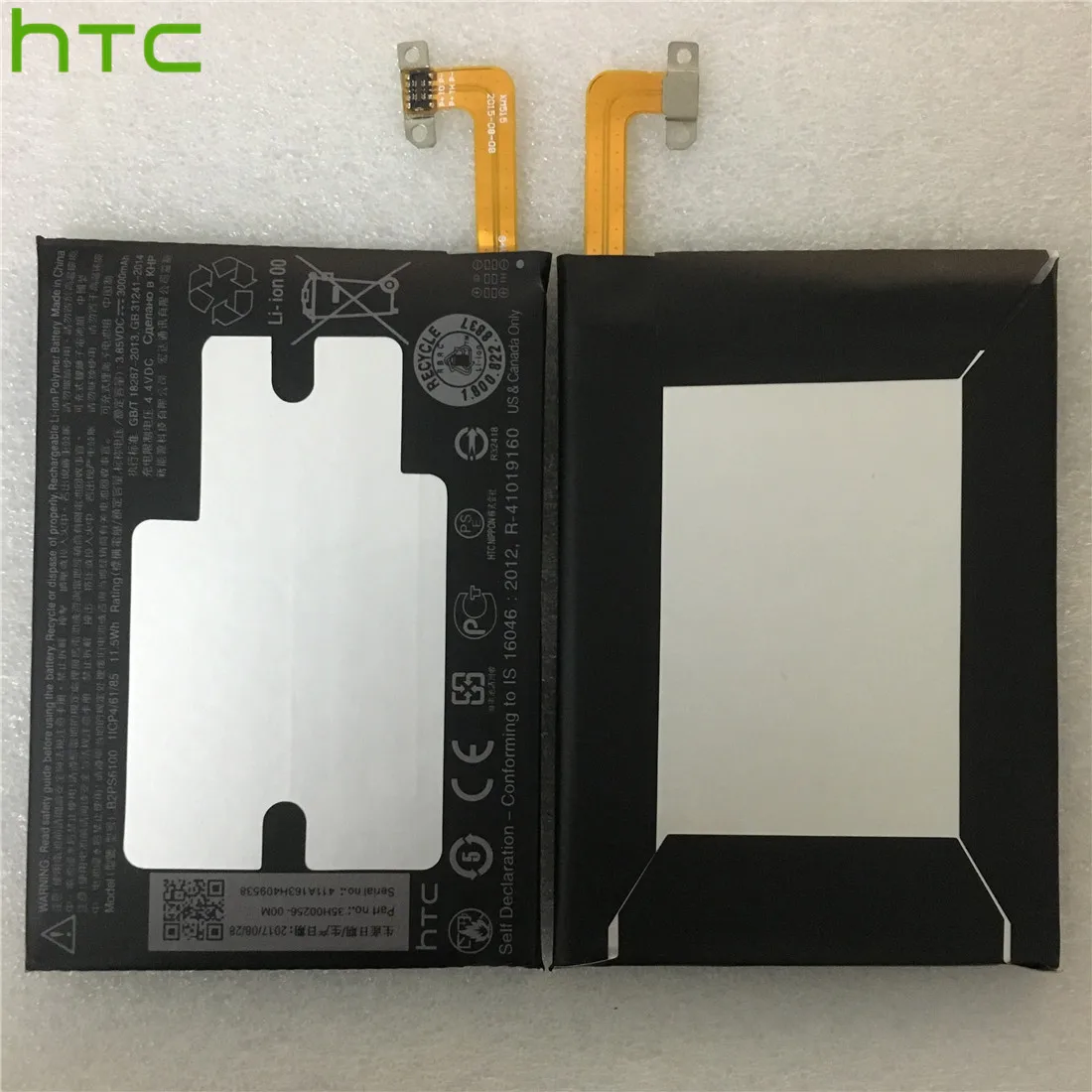 Оригинальный телефон HTC аккумулятор B2PS6100 для 10 Lifestyle One M10 M10h M10U + Бесплатные