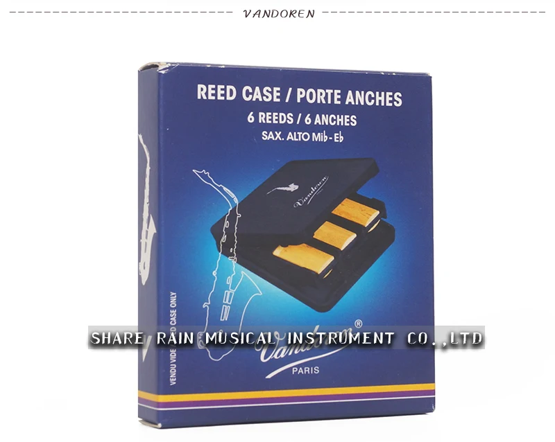 Франция Vandoren reeds box Eb alto Bb сопрано саксофон трости для кларнета generic reed box(нет камыша в коробке