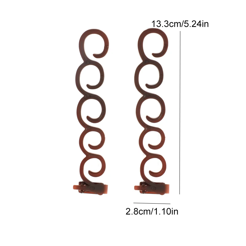 1 шт. Плетеный инструмент для волос в форме круга черный коричневый плетеный