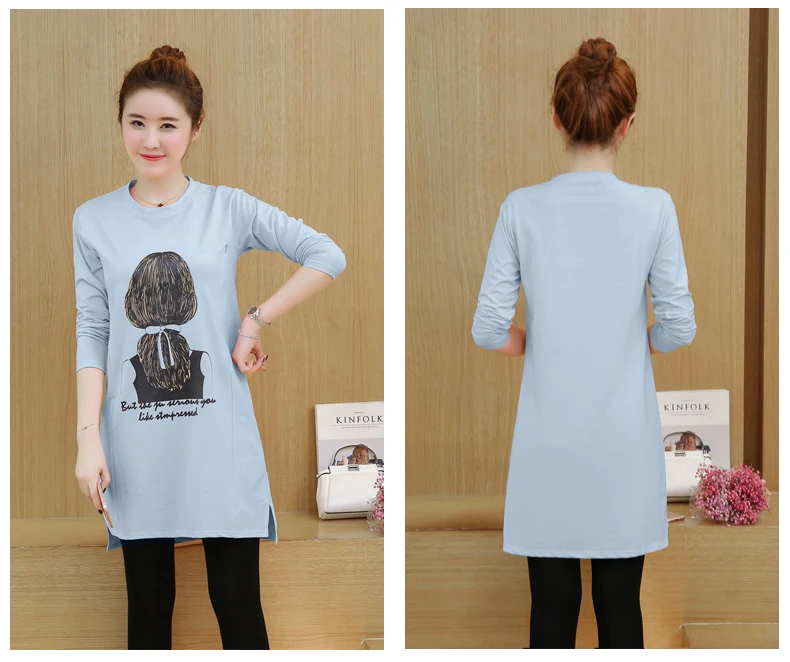 Хлопковая футболка для грудного вскармливания одежда кормления с Боковым