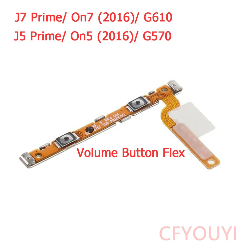 

5pcs/lot OEM Volume Button Flex Cable for Samsung Galaxy J7 Prime/ On7 (2016)/ J5 Prime/ On5 (2016) G570 G610