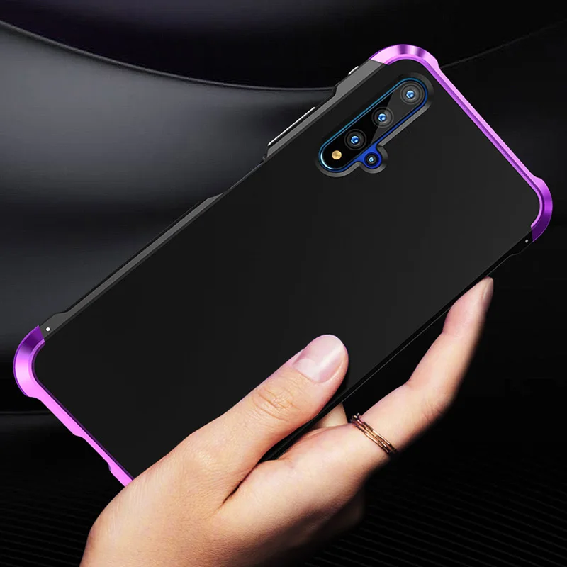 For Huawei P30 Pro P30 Case Hybrid Aluminum Metal Bumper Hard Plastic Case for Huawei Honor 20 20 Pro P30 Protective Cover