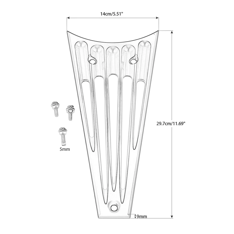 Motorcycle CNC Cut Frame Grille Cover For Harley Touring Street Glide Electra Road King 2009-2013 Black/Chrome | Автомобили и