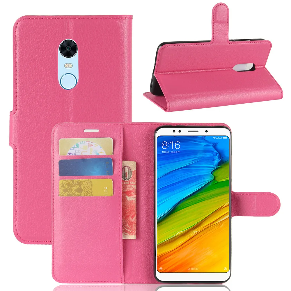 Кожаный флип-чехол для Xiaomi Redmi 4A 5A 5 Plus Note Pro с отделениями карт чехол-кошелек Coque A2