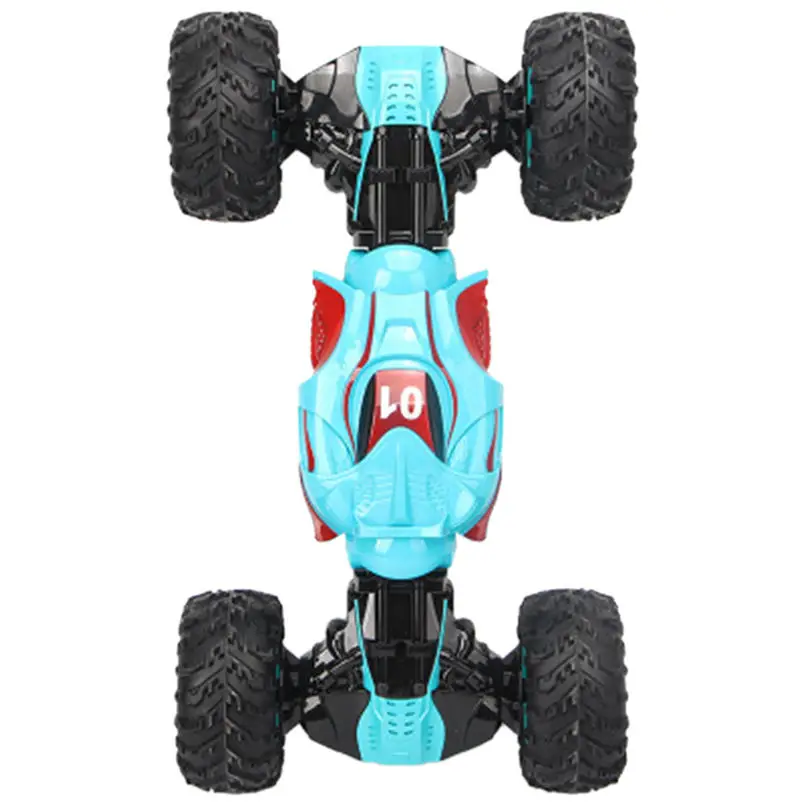 Blue Один ключ трансформация трюк RC автомобиль двусторонний флип 4WD 1:12 RC внедорожник oyuncak игрушки для взрослых антистресс 30 - Цвет: Blue