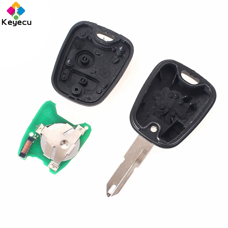 KEYECU Замена KYDZ пульт дистанционного управления автомобильный ключ 2 кнопки и 433