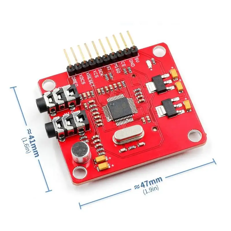 Vs1053 Vs1053B Mp3 модуль для Arduino Uno Breakout Board со слотом sd-карты Ogg Запись в реальном времени
