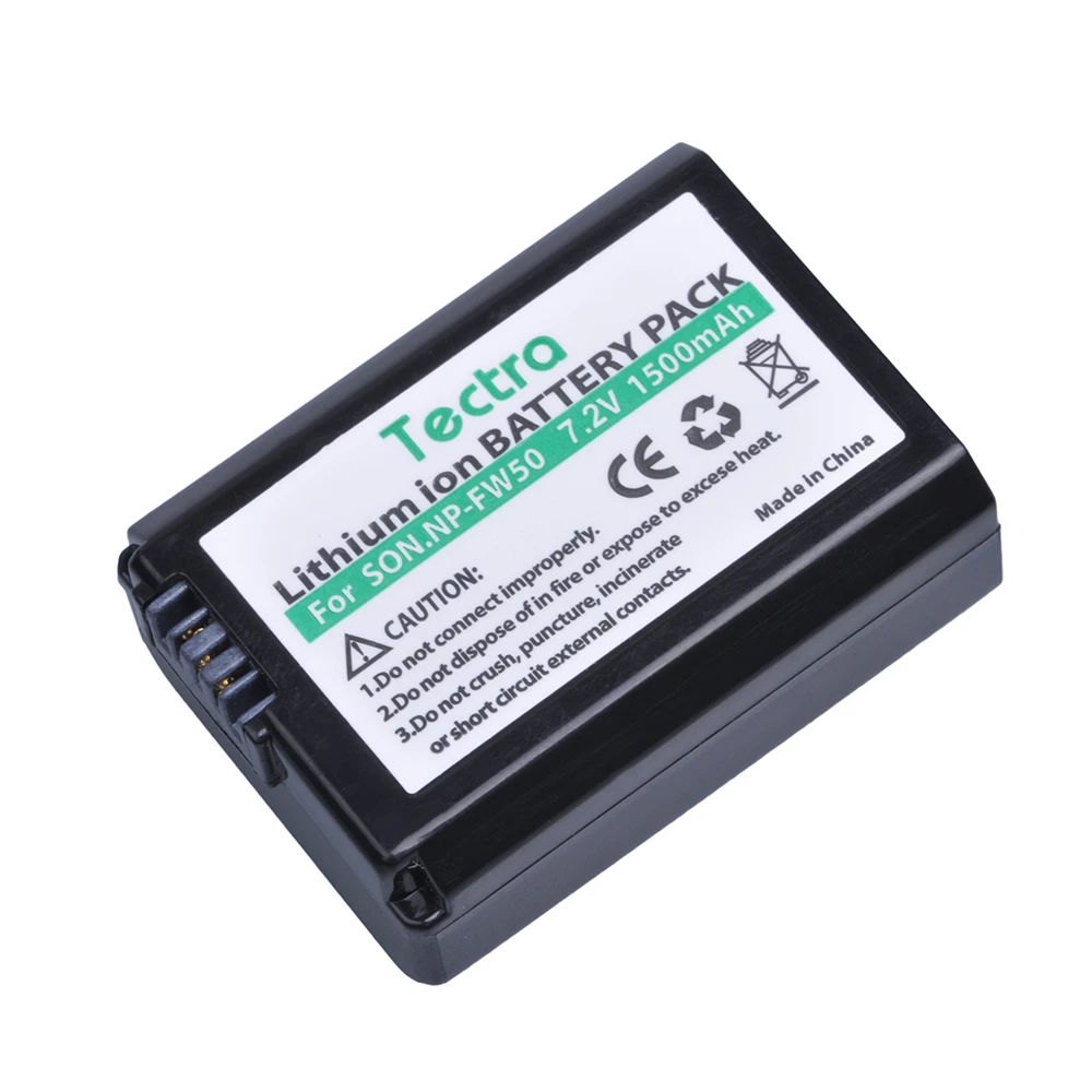 Tectra 3 шт. NP-FW50 NPFW50 NP FW50 батарея + светодиодный дисплей USB двойное зарядное