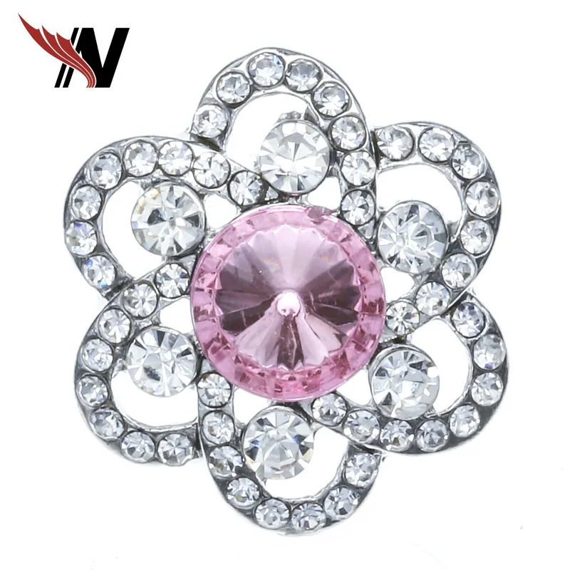 3 шт./лот оптовой 18 мм украшение с защелкой цветы шнек смешанные типы застёжка