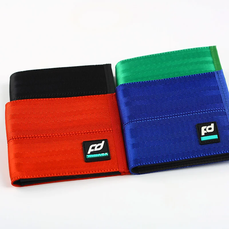 JDM Авто бумажник кошелек для денег Клип гоночный сиденье ткань кожа холст чехол