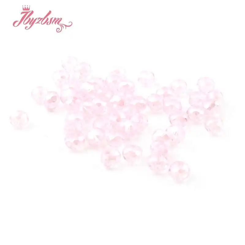 Pink AB Разноцветные 50 шт Австрийские хрустальные стеклянные бусины Rondelle, граненые свободные разделители для самостоятельного изготовления ювелирных изделий, ожерелье, бусины Breaclet 3*4 мм - Цвет: Pink AB