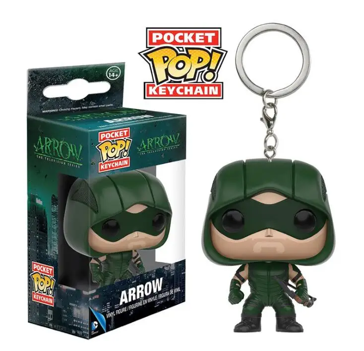 POP DC Comics брелок стрела Виниловая фигурка брелок Коллекционная модель игрушки с оригинальной коробкой