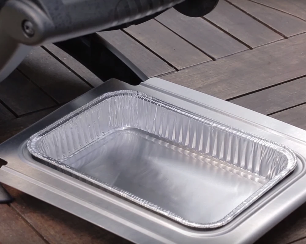 Принадлежности для барбекю одноразовые алюминиевые капельные кастрюли гриля Weber