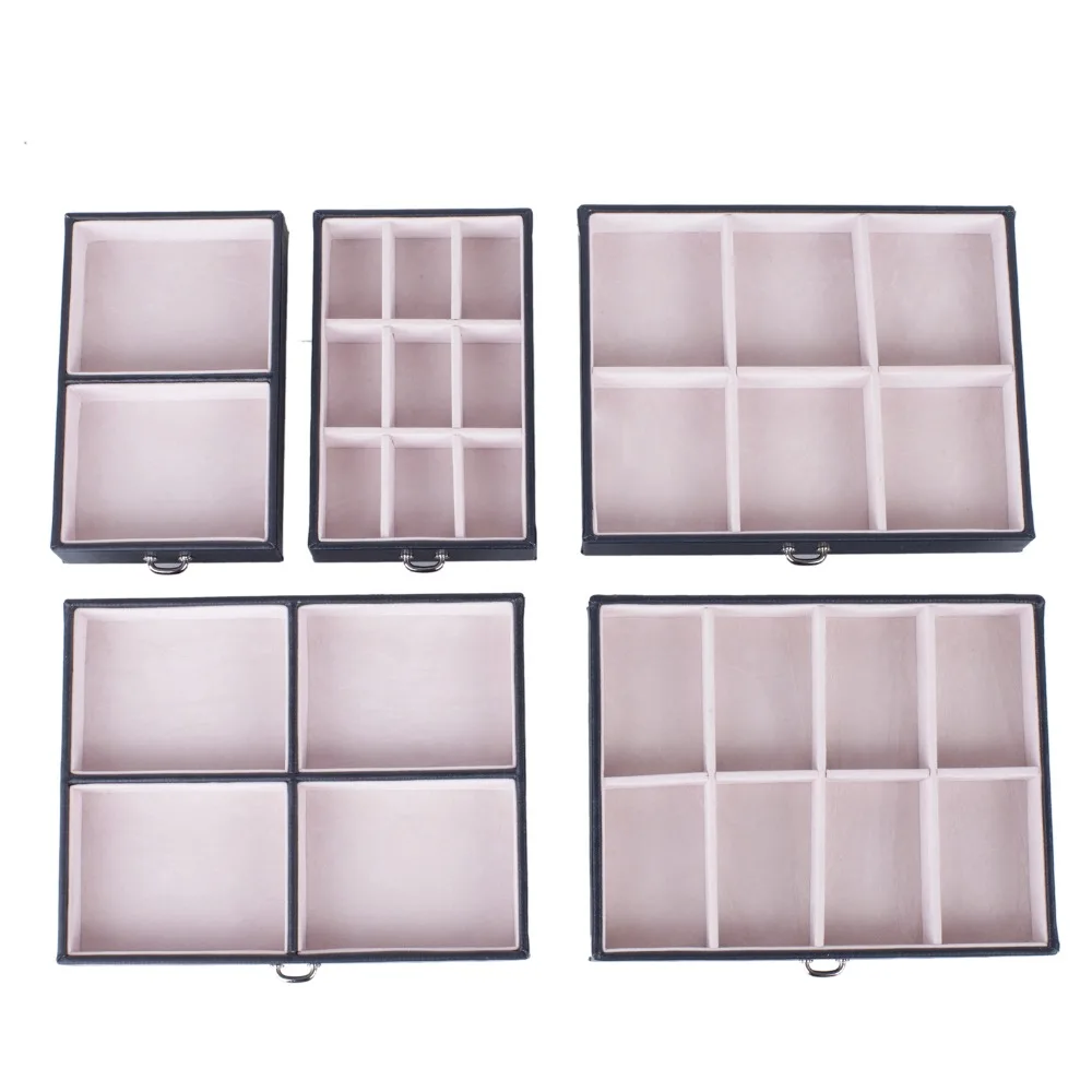 Очень большая коробка для ювелирных изделий Органайзер ожерелий женские серьги