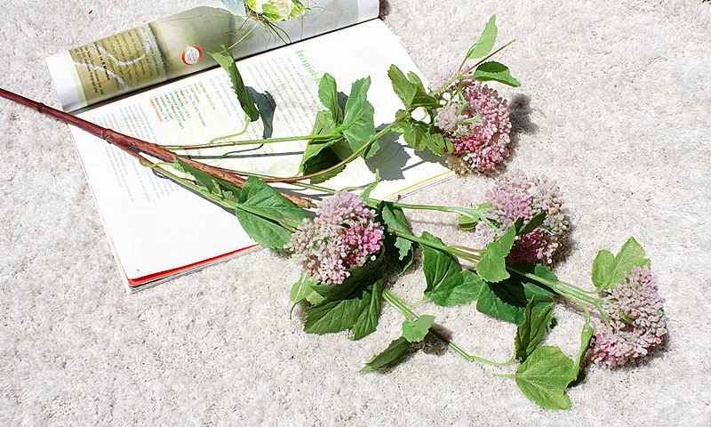 3 головки/ветка Leucospermum искусственные цветы для украшения свадьбы Искусственные цветы Пластиковые поддельные цветы Флер искусственное