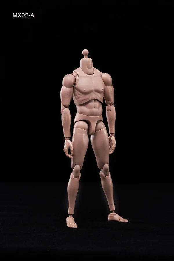 Аксессуары для фигурок в масштабе 1:6 обычные узкие плечи мужское тело