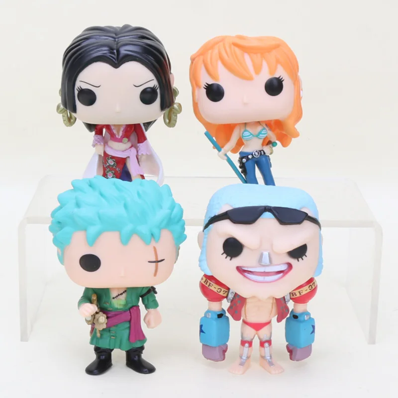 10 см Q Vision цельная фигурка игрушка Луффи Ace Law Chopper Nami Boa Zoro Franky игрушки