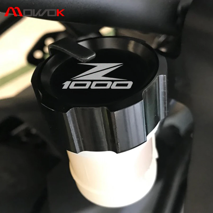 Для Kawasaki Z1000 2010- Лидер продаж мотоцикла CNC Алюминий сзади и спереди Тормозная жидкость резервуар Кепки крышка цилиндра