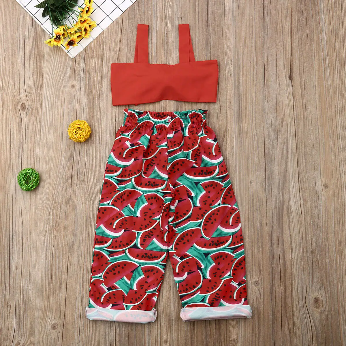 Классная Одежда для новорожденных девочек красный топ без рукавов короткая