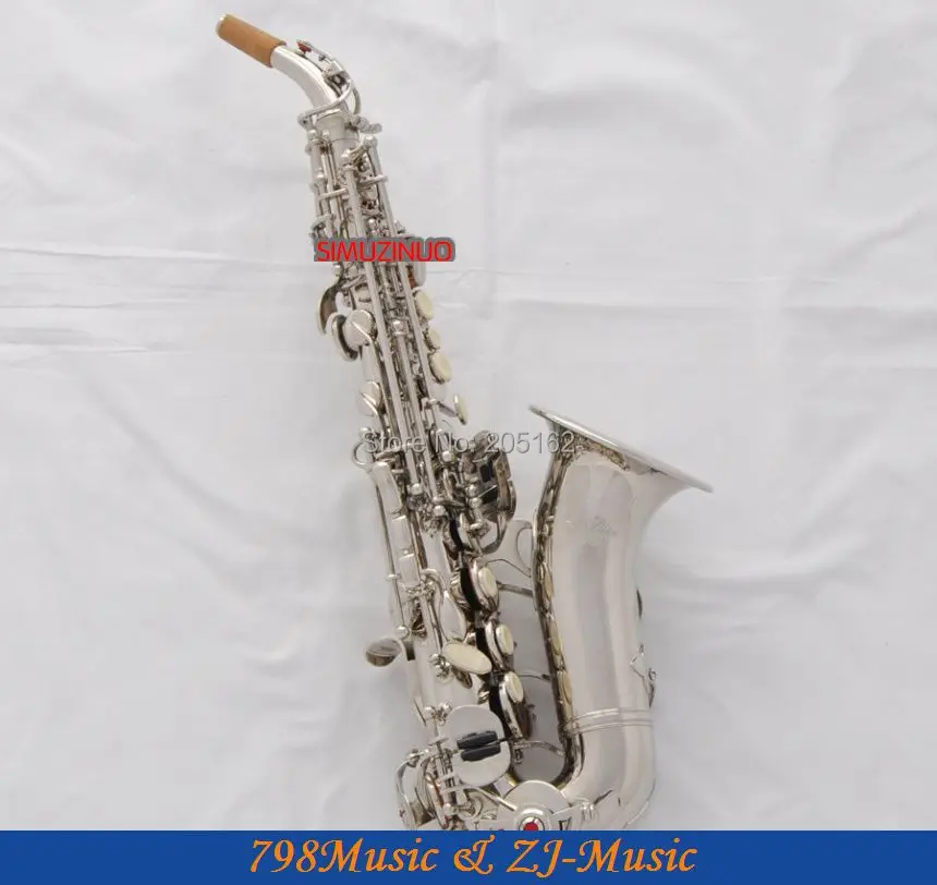 Посеребренная стандартная клавиша|curved soprano|curved soprano saxophonesoprano saxophone |