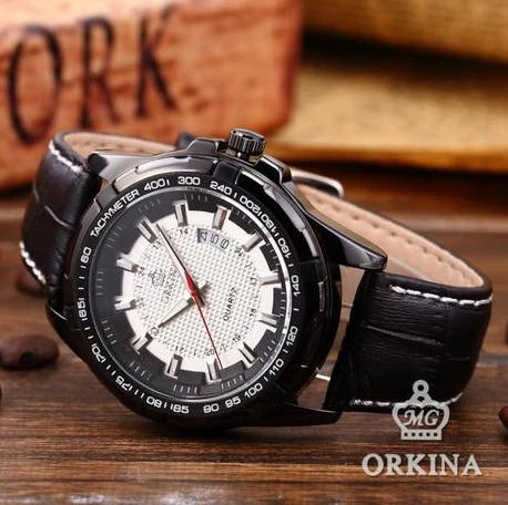 2017 Sale Hardlex Stainless Steel Man Watch Blackcat Dress New With Tags Sports Watches Orkina Brand Quartz Leather Strap | Наручные часы