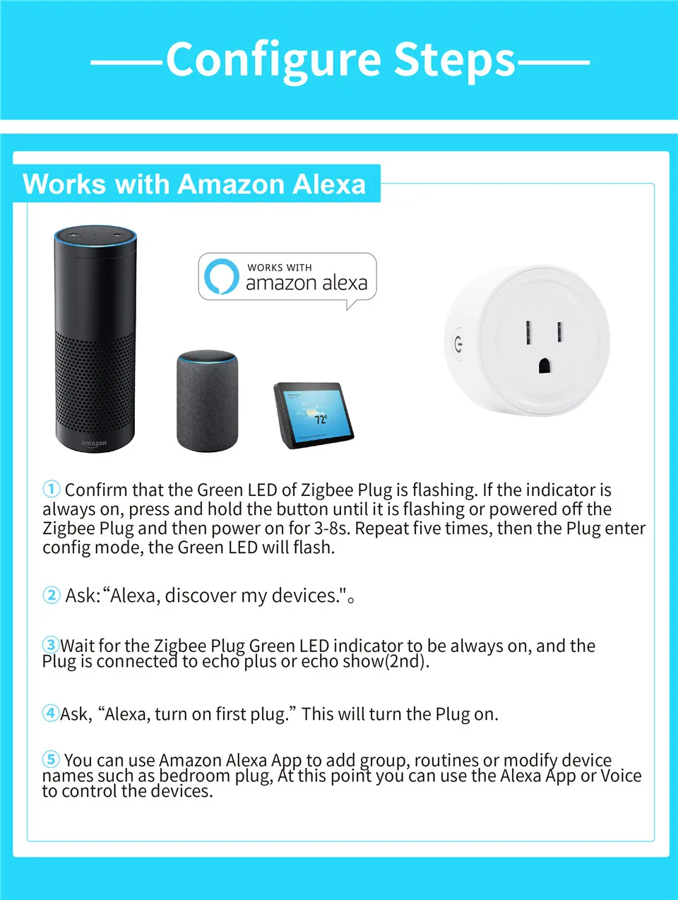 Lonsonho Zigbee умная розетка с разъемом для США работает с Echo Alexa Smartthings Wink Hub умный дом автоматизация