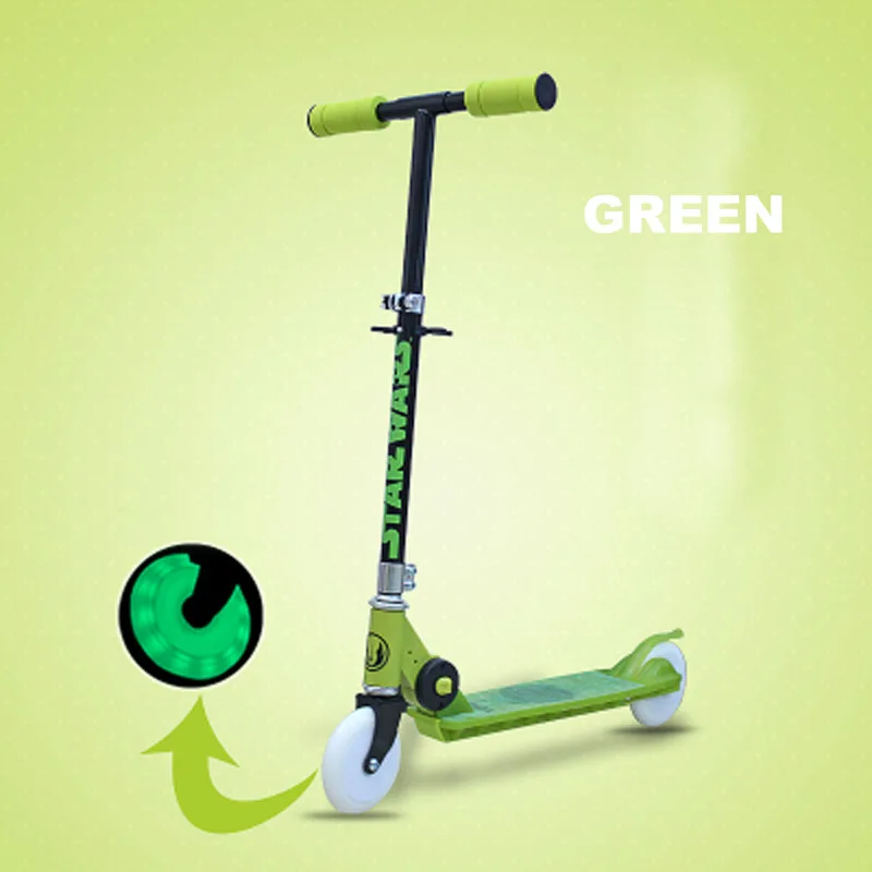 Green Детский скейтборд, роликовый скутер для подростков, фристайл, роликовые ролики для детей, Двойные ролики, 2 колеса, балансировочная доска - Цвет: Green