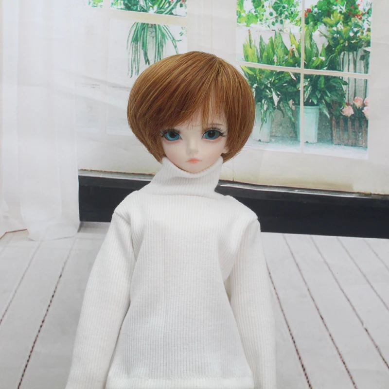 Аксессуары для куклы Bjd парик 7-8 дюймов 1/4 высокая температура Мальчик короткие