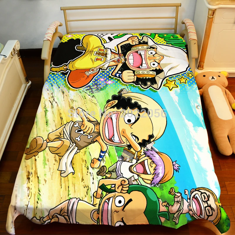 

Anime Manga One Piece Bed Sheet 150*200cm Bedsheet 006