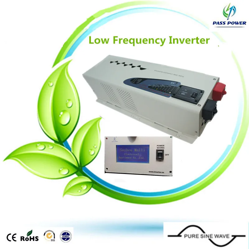 

CE,ROHS,ISO9001 approved, lcd remote controller solar ups system inverter 4000w 48v to 230v pure sine wave inverter