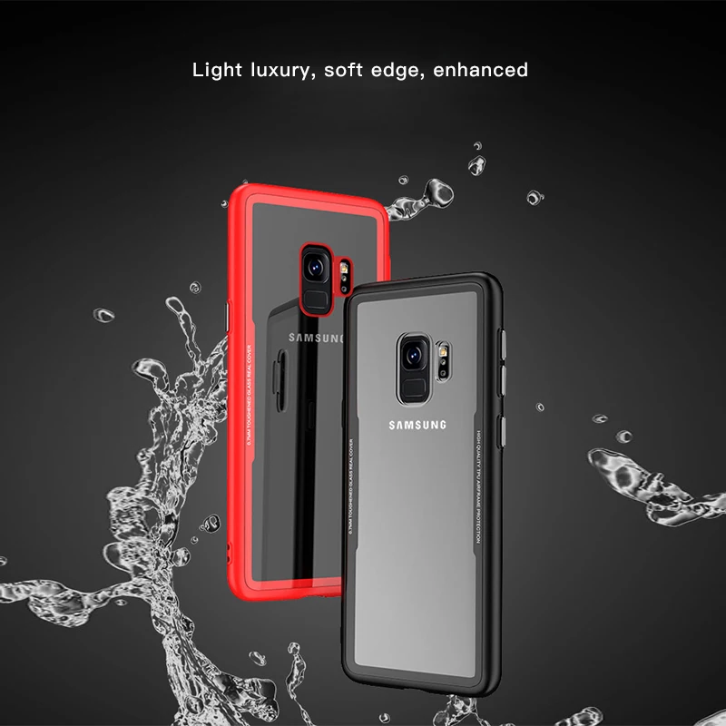 Чехол для телефона Samsung Galaxy Note 9 8 S8 S9 Plus S8Plus + Прозрачный ударопрочный мягкий