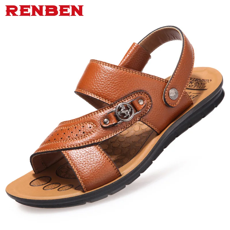 Мужские шлепанцы новинка 2017 модные сандалии мужская обувь обувь|sandals men|sandals men