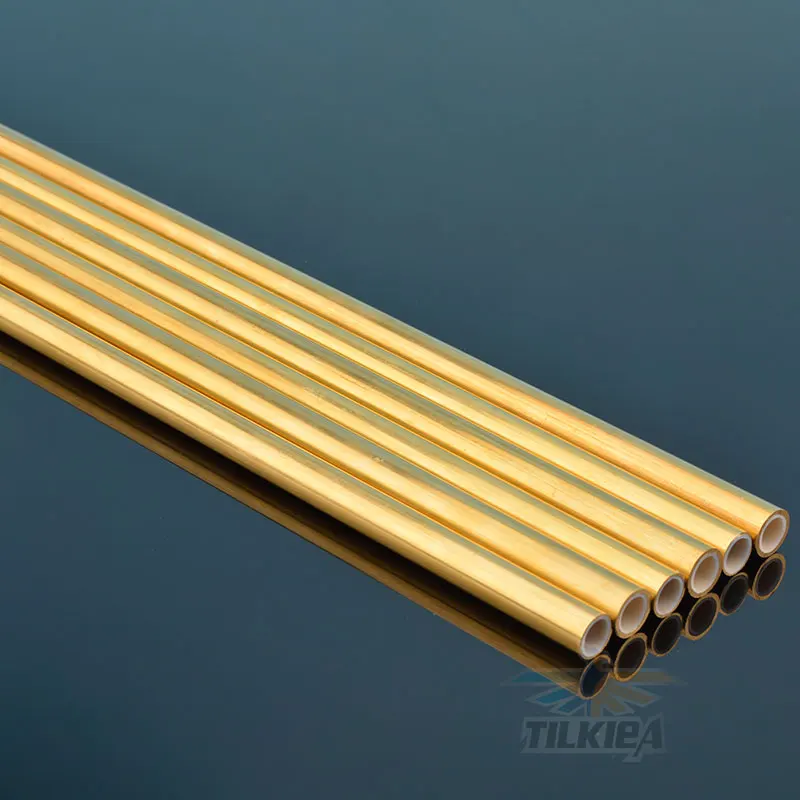 L300/400/500 мм OD 9 мм/10 металлическая круглая трубка латунная пластиковая для 6 35 1/4