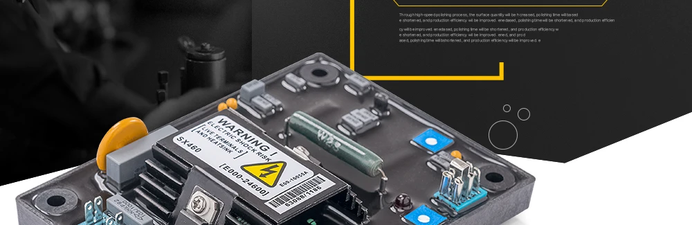 Sx460 AVR дизельный генератор автоматический стабилизатор напряжения электронный регулятор напряжения для бесщеточной генераторной установки генератора