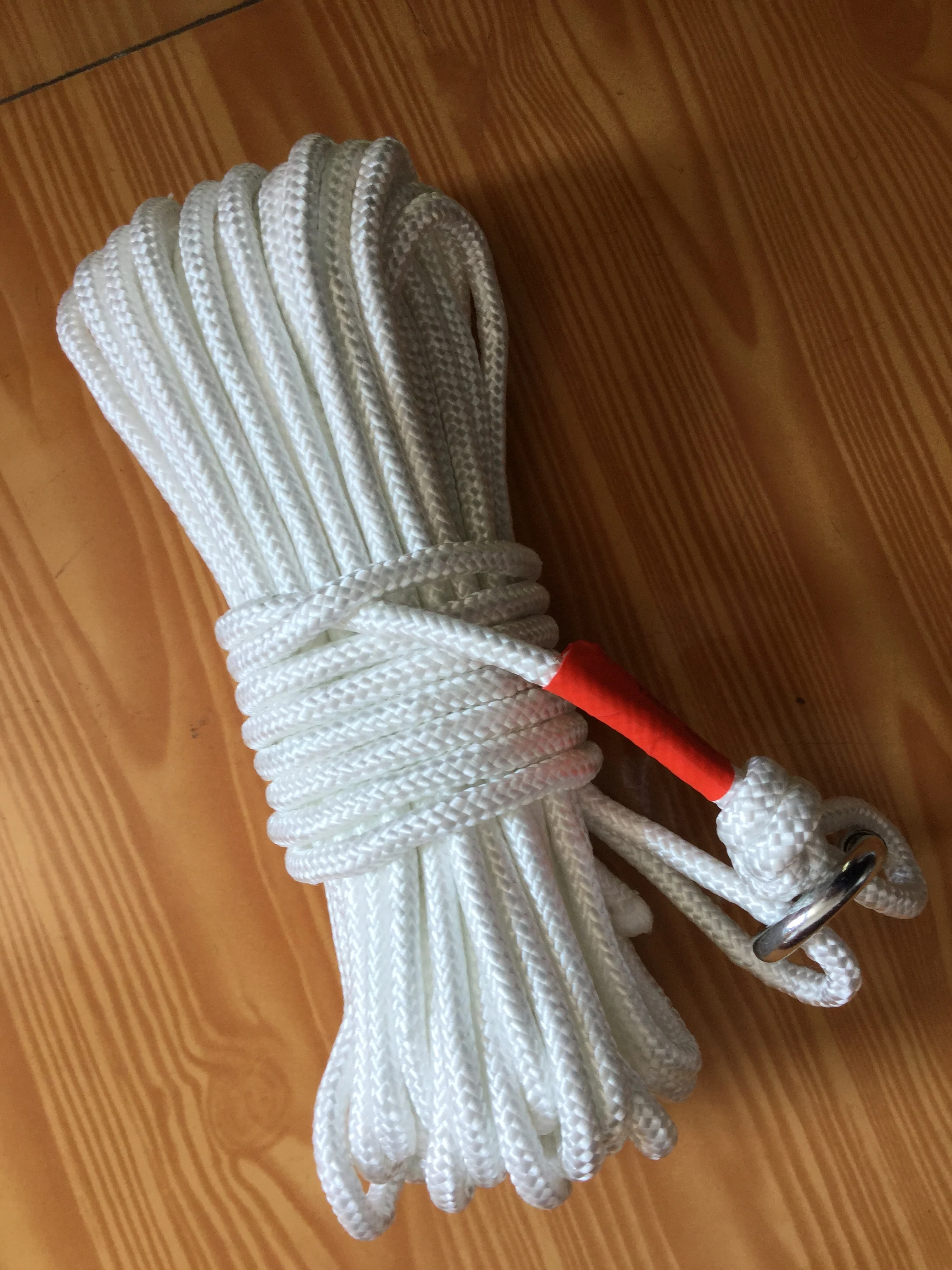 Шнур для скалолазания огнеуборочный трос из Паракорда 20 м диаметр 8 мм