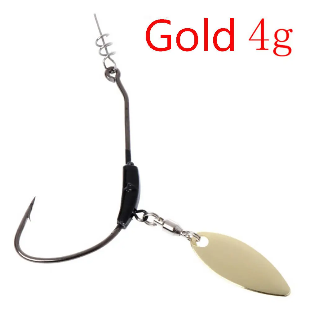 5 шт. головка вспышки с металлическими блестками добавить привести Вес приманки